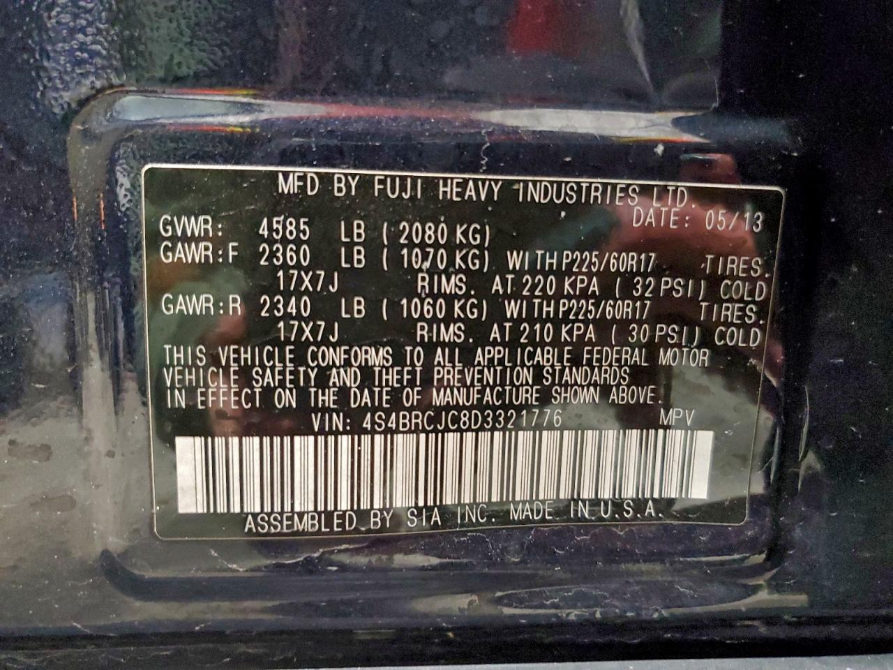 Subaru Outback 2.5i Limited Image 9